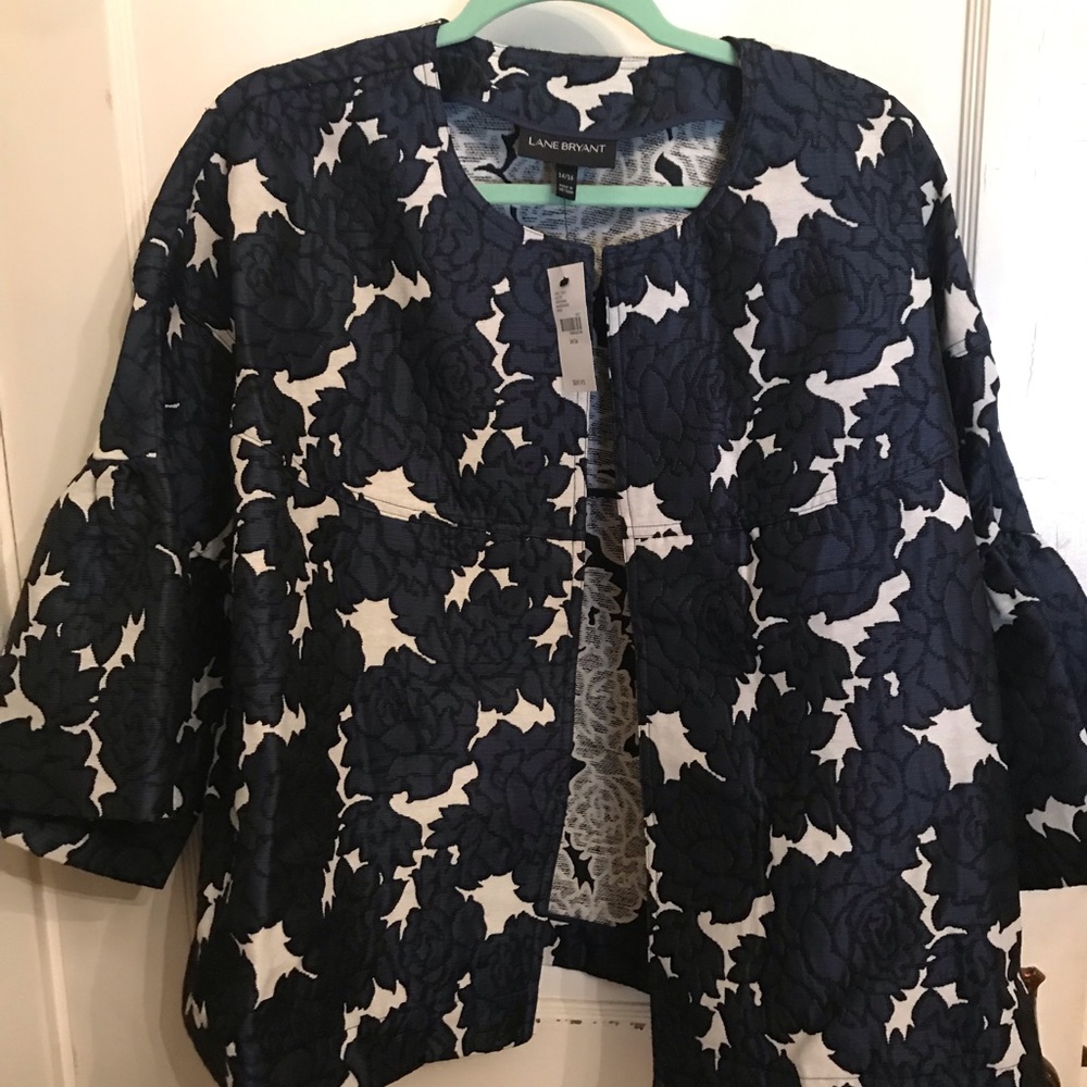 Lane Bryant 3/4 bell sleeve jacket